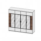 Шкаф-гардероб Альтерна Корано Бм.Кор-40 ольха