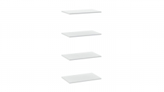 Комплект полок шкафа для одежды Трия Наоми ТД-208.07.26-01 Белый глянец