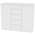 Комод Аларти КалистоK331147х1352х468ручкаторцеваяTR-2Белый