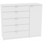 Комод Аларти КалистоK411147х1352х468ручкаторцеваяTR-2Белый