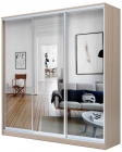 Шкаф-купе Аллоджио Хит-23-20-555 Ясень шимо светлый