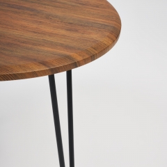 Стол журнальный Tetchair HURON МДФ/металл, 555545 см, Дуб Американский ножки черные