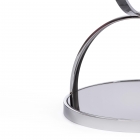 Кофейный столик Tetchair GROTTO mod. 9157 металл/дымчатое стекло, 42 х 42 х 50 см, хром