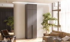 Шкаф МиФ Норд 2-х ств. + антресоль Графит