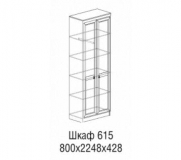 Шкаф Яна Инна 615 денвер светлый