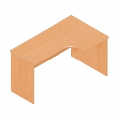 Стол компьютерный угловой Альтерна Р.РС-14 правый бук Бавария