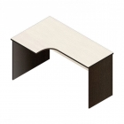 Стол компьютерный угловой Альтерна Р.РС-14 левый венге/дуб молочный