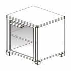 Шкаф для документов Альтерна Л.Ш-1С правый Орех