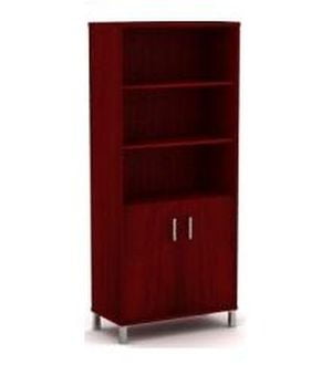 Стеллаж с дверью ДСП Skyland В430.2 Бургунди