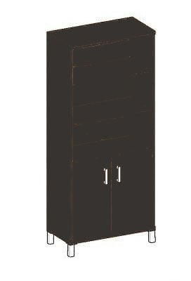 Стеллаж с дверью ДСП Skyland В430.2 Венге магия