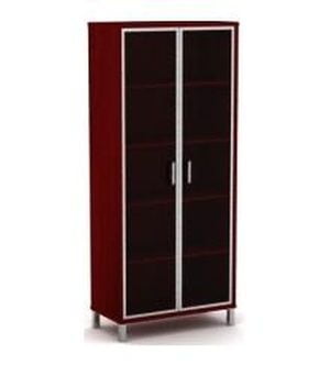 Стеллаж стекло в раме Skyland В430.8 Венге магия