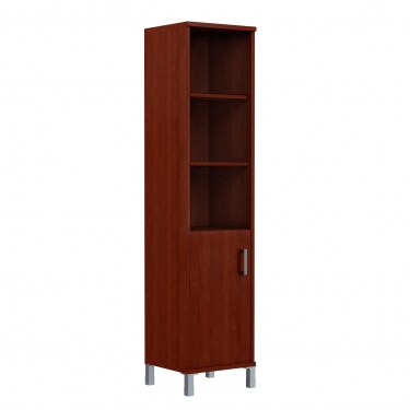 Стеллаж с дверью ДСП Skyland В431.2 R Бургунди