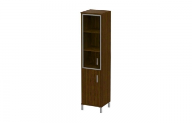 Стеллаж стекло тонированное Skyland В431.5 R Орех Даллас