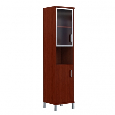 Стеллаж стекло в раме Skyland В431.9 R Бургунди
