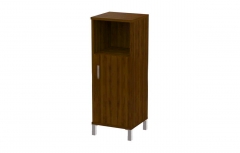 Стеллаж со стеклом в раме Skyland В421.4 R Орех Даллас