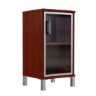 Стеллаж стекло в раме Skyland В411.4 L Бургунди