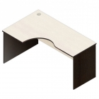 Стол компьютерный угловой Альтерна Р.СКУ-16 левый Венге/Дуб молочный