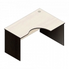 Стол компьютерный угловой Альтерна Р.СКУ-14 правый венге/дуб