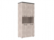 Шкаф с 2-мя комплектами глухих малых дверей и топом Skyland THC 85.4 Дуб Каньон