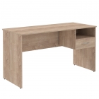 Стол письменный Skyland S-1400 с правой подвесной тумбой Дуб Сонома Светлый