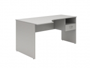 Стол письменный левый Skyland SET160-1 L c подвесной тумбой Серый