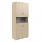 Шкаф с 2-мя комплектами глухих малых дверей Skyland SR-5W.4 Дуб Сонома Светлый