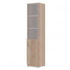 Шкаф колонка правая комбинированная Skyland SR-5U.2 R Дуб Сонома Светлый