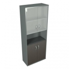 Шкаф Skyland СТ-1.4 Венге/металлик