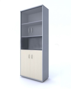 Шкаф Skyland СТ-1.4 Клен/металлик