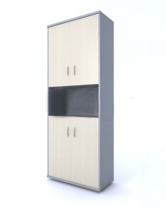 Шкаф Skyland СТ-1.5 Клен/металлик