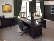 Кабинет руководителя POINTEX Dublin набор 2 темный дуб