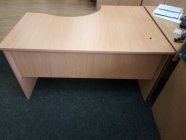 Стол компьютерный угловой Альтерна Р.СКУ-14 левый бук Бавария