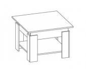 Стол журнальный Соник SN045 Дуб молочный/Венге