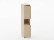 Шкаф высокий закрытый с нишей Персона Грата Glassy 6.19.11Л Туя