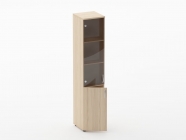 Шкаф высокий со стеклом Персона Грата Glassy 6.19.15Л Туя