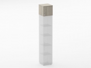 Антресоль узкая Персона Грата Glassy 6.04.13Пр Дуб сантана светлый