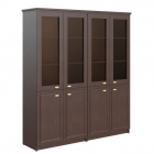 Шкаф высокий 2-х секционный комбинированный Skyland RHC 180.2 Венге