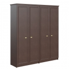 Шкаф высокий 2-х секционный с глухими дверьми Skyland RHC 180.1 Венге