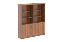 Шкаф высокий 2-х секционный с малыми дверьми Skyland RHC 180.5 Орех Даллас