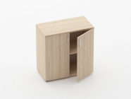 Шкаф низкий закрытый Персона Грата Glassy 6.08.131 Орех