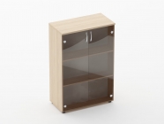 Шкаф средний со стеклом Персона Грата Glassy 6.12.151 Венге