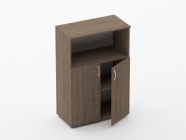 Шкаф средний полуоткрытый Персона Грата Glassy 6.12.121 Дуб Верцаска