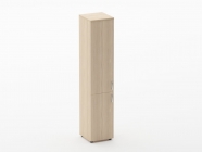 Шкаф высокий закрытый Персона Грата Glassy 6.19.13Л Венге