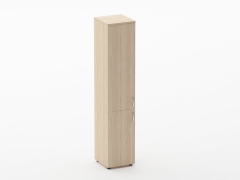 Шкаф высокий закрытый Персона Грата Glassy 6.19.13Л Бук светлый