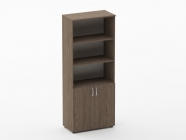 Шкаф высокий полуоткрытый Персона Грата Glassy 6.19.121 Дуб Верцаска