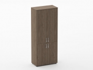 Шкаф высокий закрытый Персона Грата Glassy 6.19.131 Дуб Верцаска