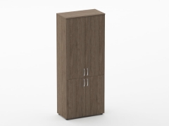 Шкаф высокий закрытый с нишей Персона Грата Glassy 6.19.111 Дуб Верцаска