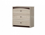 Комод 3 ящика Омскмебель Ева Км85