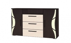 Комод Линаура Верона 02 Венге/Дуб молочный