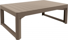 Столик KETER Lyon rattan table Капучино